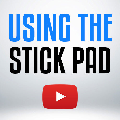 Using the Stick Pad